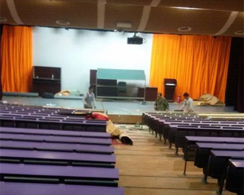 北京體育大學舞臺木地板案例 北京體育大學舞臺木地板案例