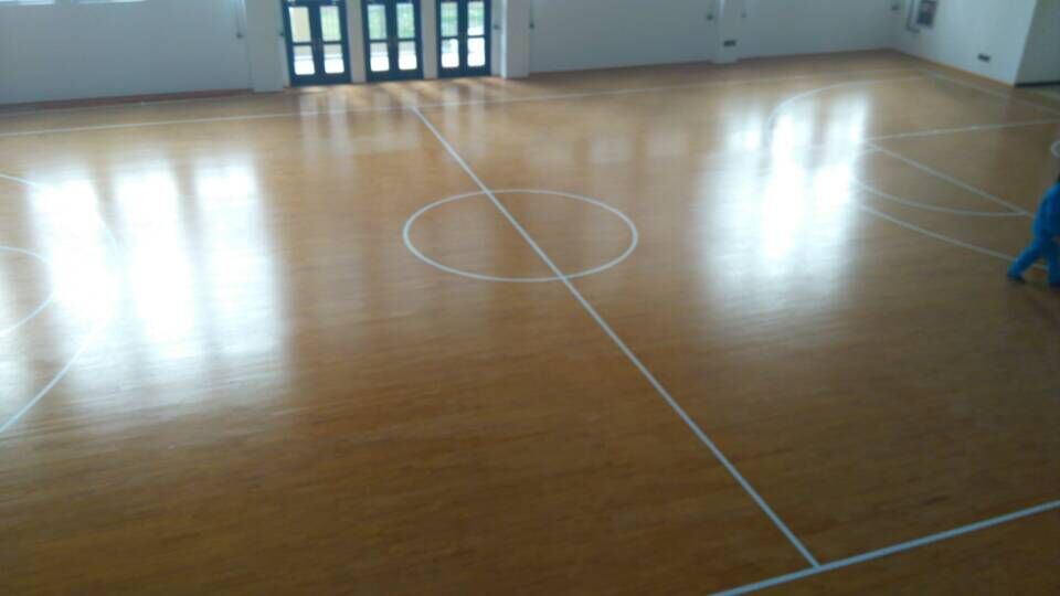 河南安陽體育館運動木地板 安陽翰林小學體育館木地板