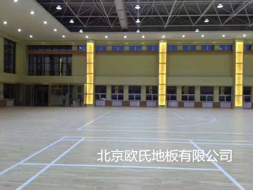 陜西榆林吳堡縣武警中隊(duì)訓(xùn)練館木地板案例 陜西榆林吳堡縣武警中隊(duì)訓(xùn)練館木地板案例