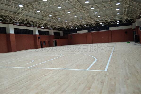 徐州樹恩中學籃球館木地板成功案例 徐州樹恩中學籃球館木地板成功案例