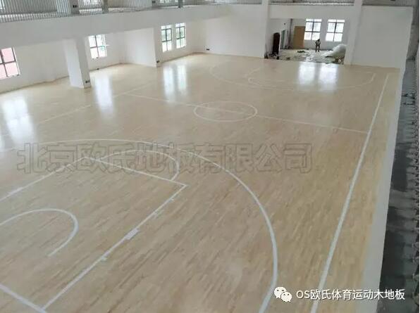 湖北天門杭州華泰小學籃球館木地板鋪設工程 湖北天門杭州華泰小學籃球館木地板鋪設工程