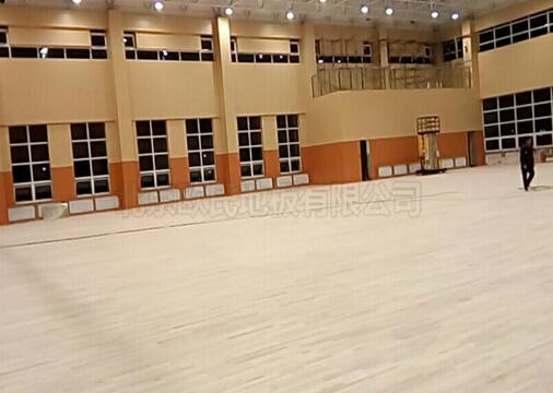 遼寧盤錦大洼高級中學籃球館體育木地板 遼寧盤錦大洼高級中學籃球館體育木地板