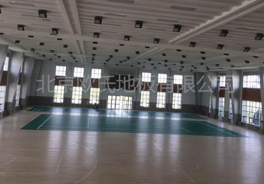 運動木地板效果圖九     銀川消防總隊