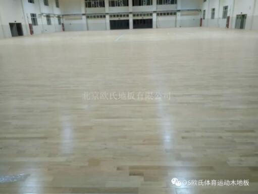 山東德州臨邑**中學體育館木地板成功案例 山東德州臨邑**中學體育館木地板成功案例