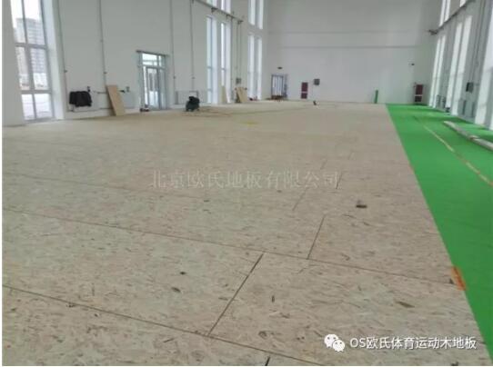 呼和浩特市呼鐵公安局警訓基地體育木地板案例 呼和浩特市呼鐵公安局警訓基地體育木地板案例