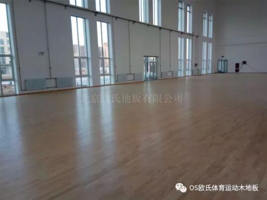 呼和浩特市呼鐵公安局警訓基地體育木地板案例 呼和浩特市呼鐵公安局警訓基地體育木地板案例