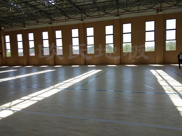 浙江德清縣三合中心學校體藝館木地板案例 浙江德清縣三合中心學校體藝館木地板案例