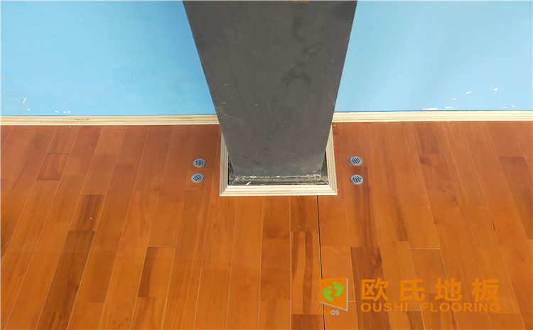 廣東惠來縣大南海開發區羽毛球館木地板案例