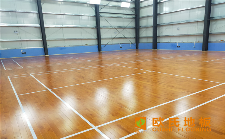 廣東惠來縣大南海開發區羽毛球館木地板案例