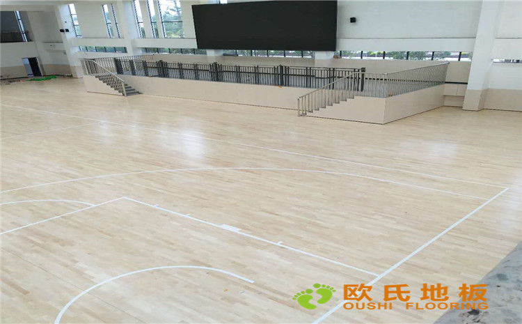 贛州市寧都縣城關(guān)小學(xué)九章路校區(qū)體育館木地板-歐氏運(yùn)動(dòng)木地板