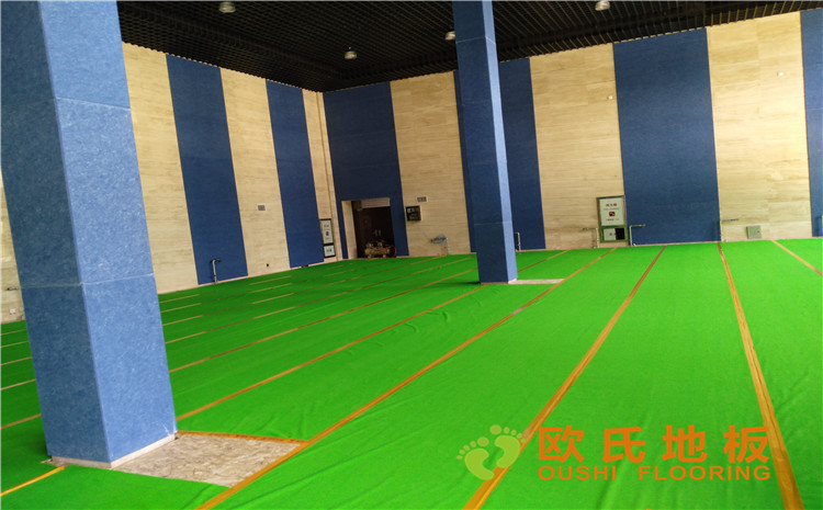 內蒙古赤峰市**稅務總局職工活動中心木地板案例-歐氏運動木地板