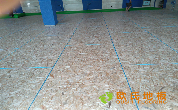 內蒙古赤峰市**稅務總局職工活動中心木地板案例-歐氏運動木地板