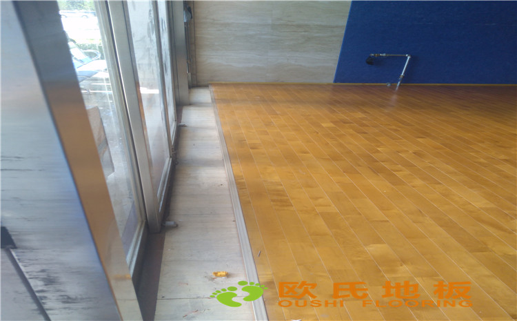 內蒙古赤峰市**稅務總局職工活動中心木地板案例-歐氏運動木地板