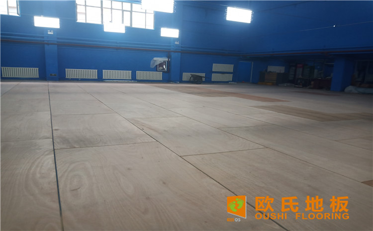 烏魯木齊北京北路東風花苑小區個人羽毛球館木地板項目-歐氏運動木地板