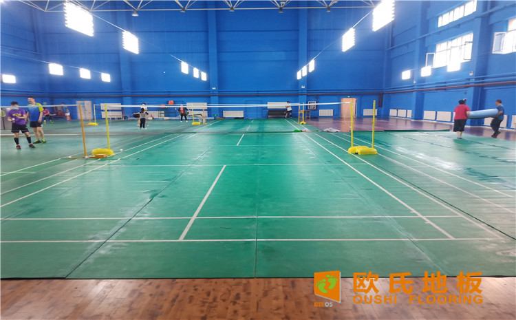 烏魯木齊北京北路東風花苑小區個人羽毛球館木地板項目-歐氏運動木地板